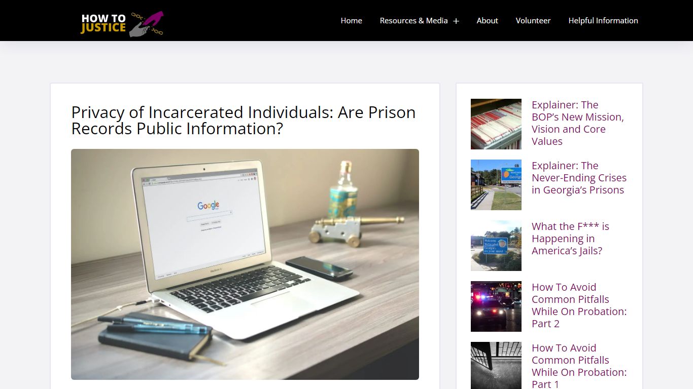 Privacy of Incarcerated Individuals: Are Prison Records Public ...